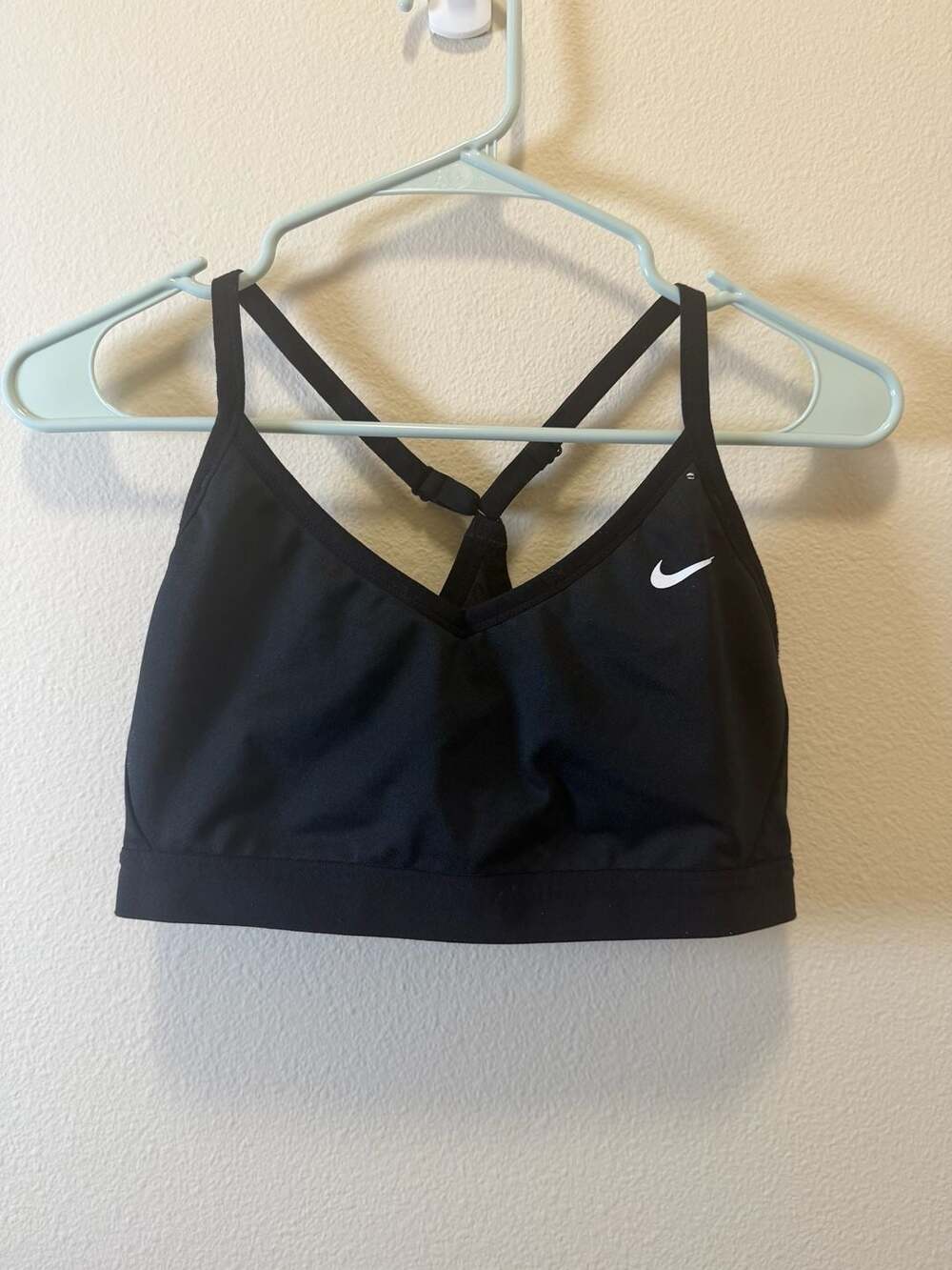 Nike Women's Dri-FIT Indy Light-Support Sports Bra Black Size L